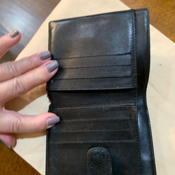 Chanel Black Caviar leather short wallet vintage - Picture 6 of 10